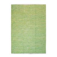 Flachwebteppich Aperitif Grün, 80x150 cm - Grün, KONVENTIONELL, Textil (80/150cm)
