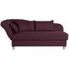 Recamiere Selma Dunkelrot Li. Mit Bettkasten+schlaffunktion - Buchefarben/Dunkelrot, Design, Textil (190/88/82cm) - Max Winzer