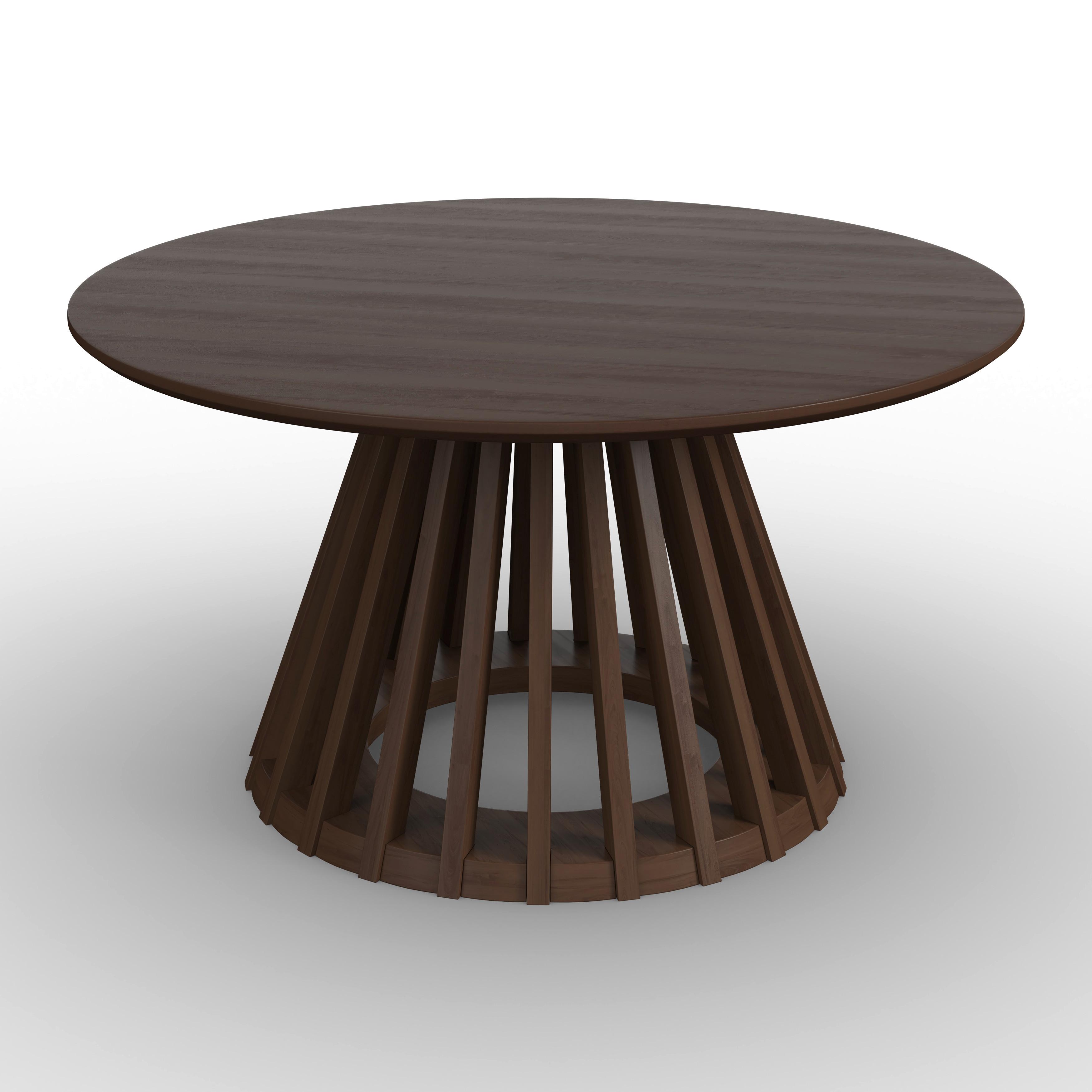 Konferenčný stolík Ennio, P: 80 cm - farba vlašského orecha, Modern, kov/drevo (80/40cm) - Bessagi Home