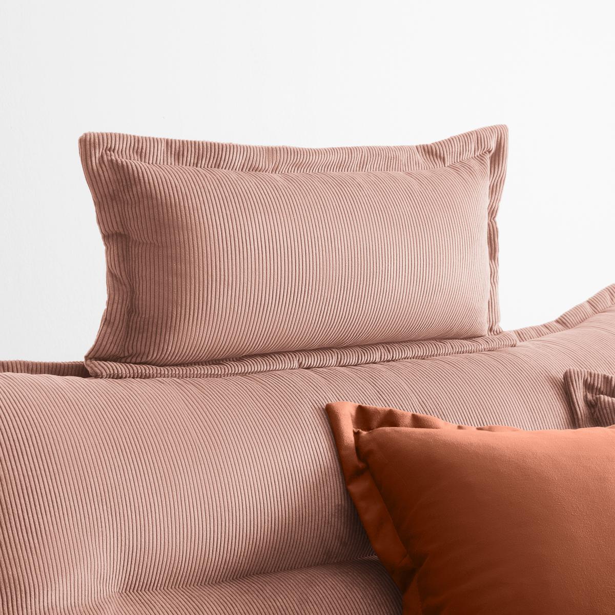 Rohová sedačka NUOVO, oboustranná, koralová - černá/korály, Moderní, kov/textil (245/190cm) - Mömax