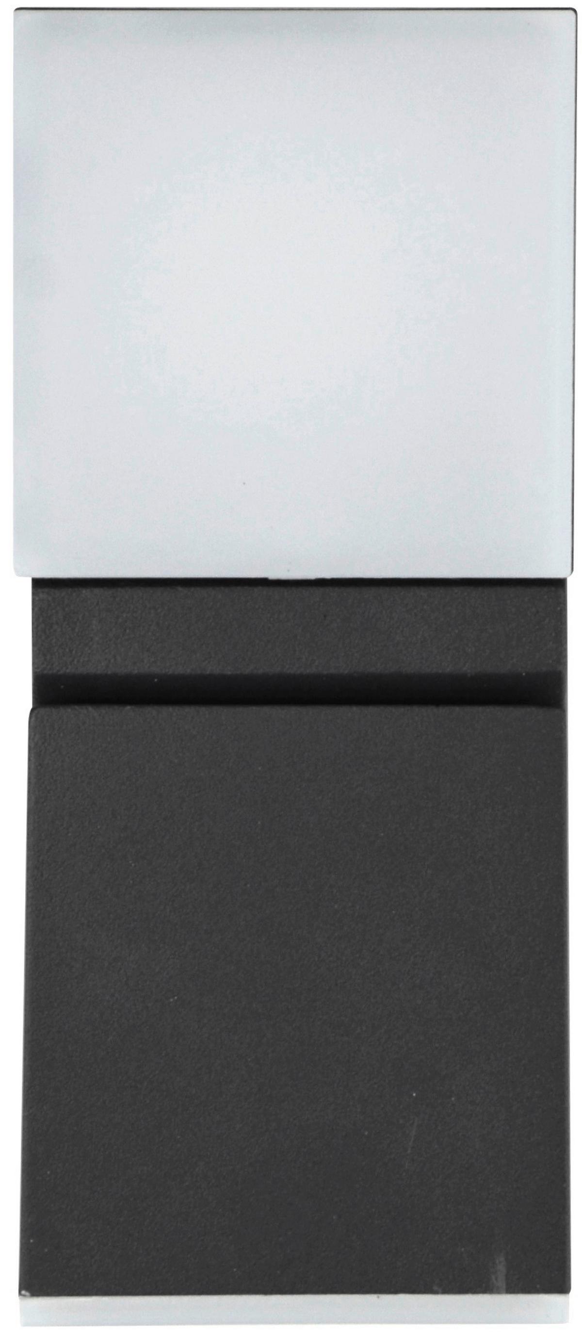 Außenwandleuchte 2528000091696 Lyra - Anthrazit, Design, Kunststoff/Metall (6,2/15,6/8,3cm)