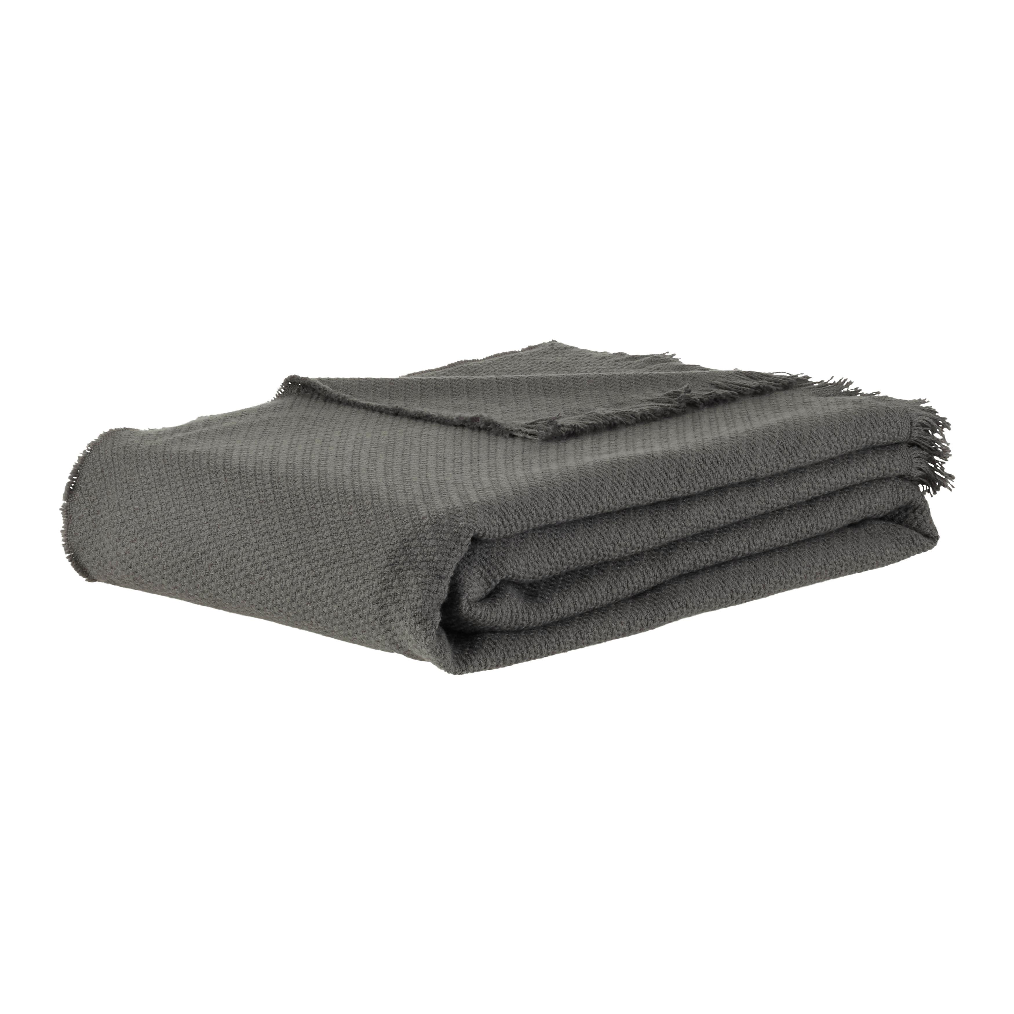 MÄKKÁ DEKA LEO - čierna, Romantik / Landhaus, textil (130/170cm) - Mömax