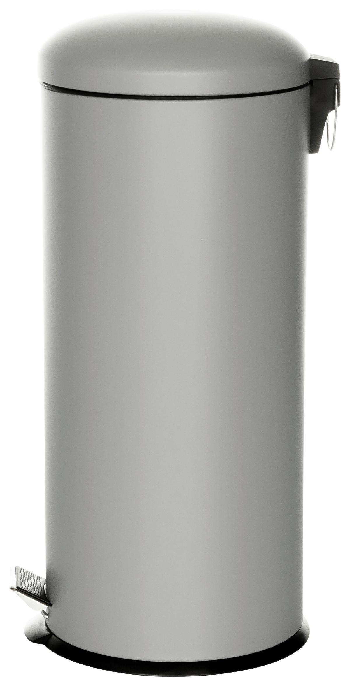 Abfallsammler Clean Viii - Schwarz/Grau, Basics, Kunststoff/Metall (30/69/30cm) - MID.YOU