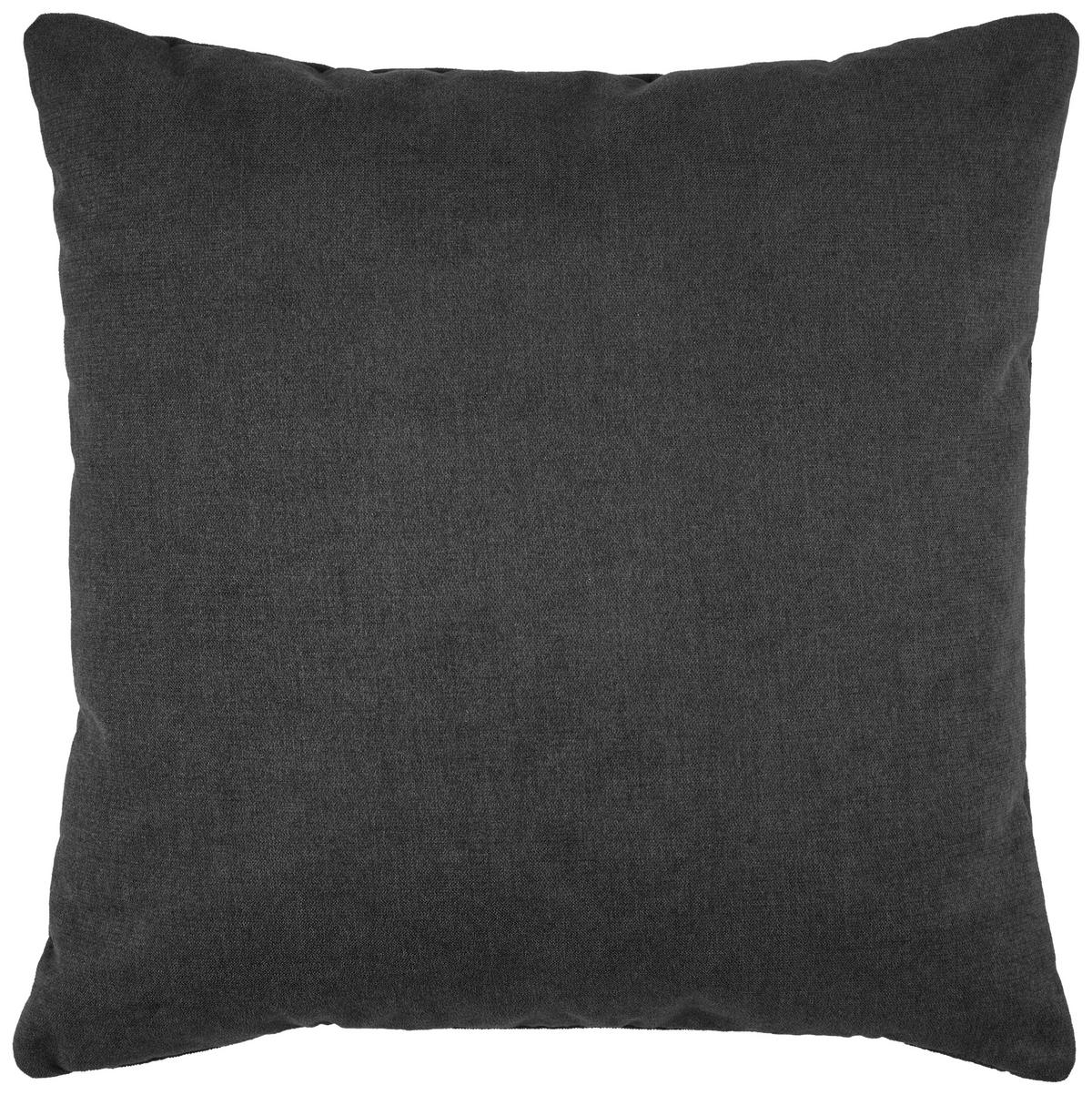 Vankúš na sedačku TRENDY, tmavosivá, cca.55x55 cm - tmavosivá, Modern, textil (55/55cm) - Premium Living