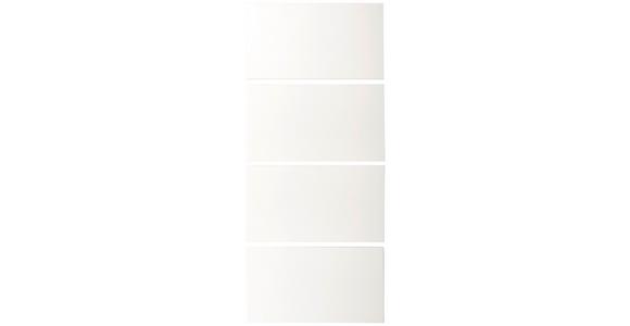 Schwebetür-Erweiterung Unit F. Normalhöhe B:90 cm Weiß - Weiß, MODERN, Holzwerkstoff - Ondega