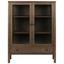 Vitrine Brentwood B: 110cm Dunkelbraun - Dunkelbraun, KONVENTIONELL, Glas/Holz (110/145,5/37cm) - Carryhome Vitrine Brentwood B: 110cm Dunkelbraun - Dunkelbraun, KONVENTIONELL, Glas/Holz (110/145,5/37cm) - Carryhome