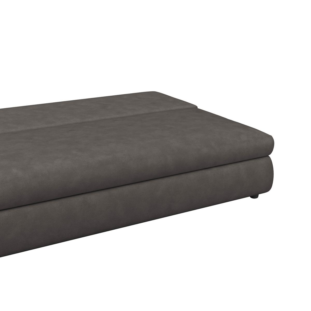 Schlafsofa Oslo Goldbraun, Lf: 200x140 cm - Goldbraun/Goldfarben, Trend, Holz/Kunststoff (205/72/100cm)
