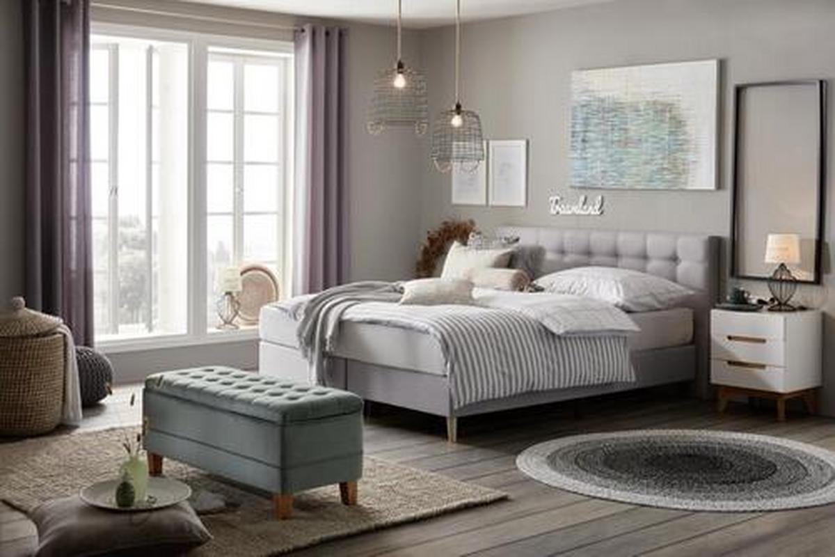 SEDACÍ LAVICE ALISSA -EXKLUSIV- - barvy dubu/zelená, Moderní, dřevo/textil (110/45/42cm) - Premium Living