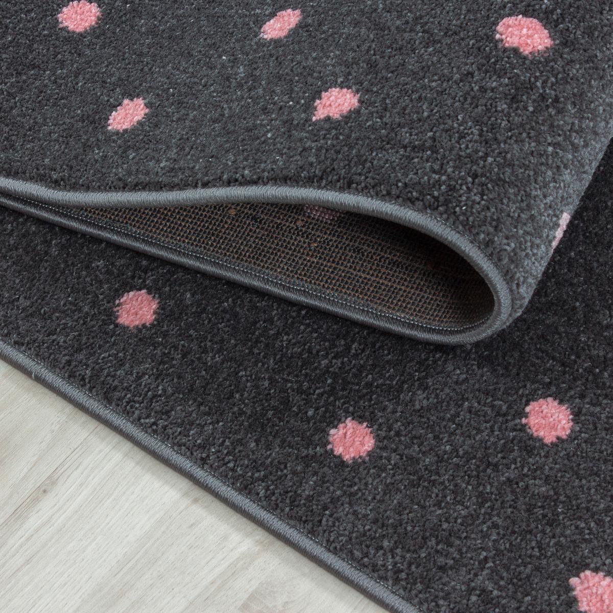 Dětský koberec SRDCE 140x200cm - pink, Trend, textil (140/200cm) - Ben'n'jen