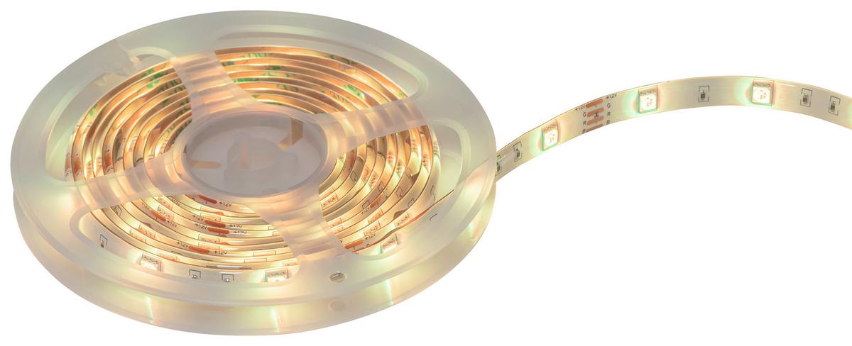 Led Díszlámpa Malte - fekete/fehér, Modern, műanyag (500cm) - Luca Bessoni