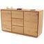 Kommode Stockholm - Eichefarben, MODERN, Holzwerkstoff (164/85/45cm)