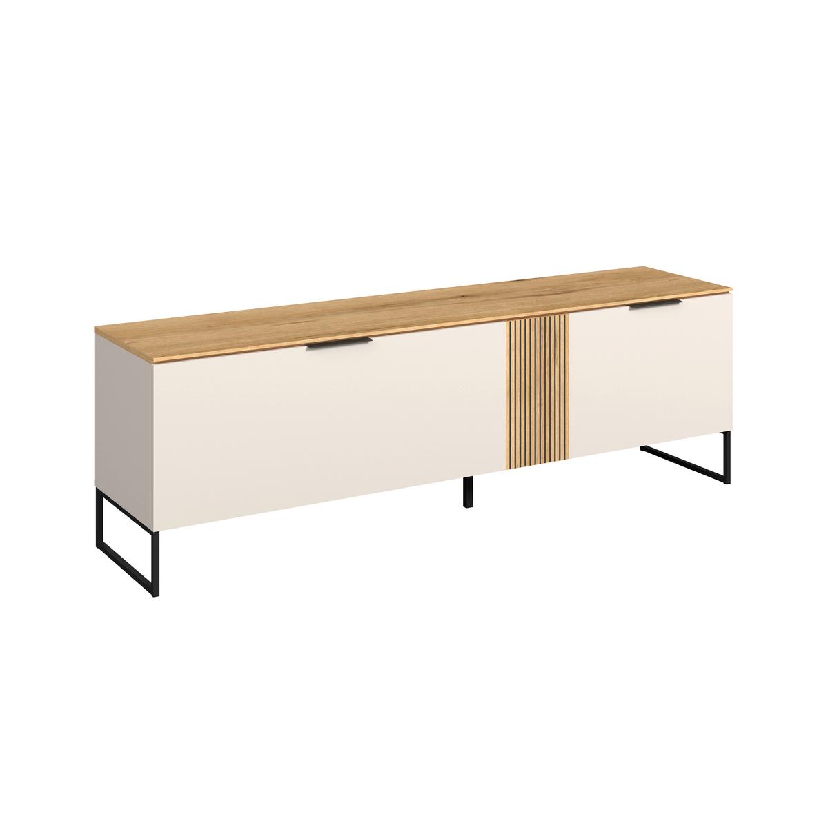 TV-Element King Eichefarben/Kaschmir B: 170cm - Kaschmir/Eichefarben, MODERN, Holzwerkstoff (170/54/40cm)
