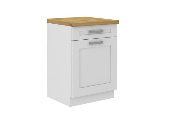 Küchenunterschrank Luisa Us60 - Weiß, KONVENTIONELL, Holzwerkstoff (60/86/60cm) Küchenunterschrank Luisa Us60 - Weiß, KONVENTIONELL, Holzwerkstoff (60/86/60cm)