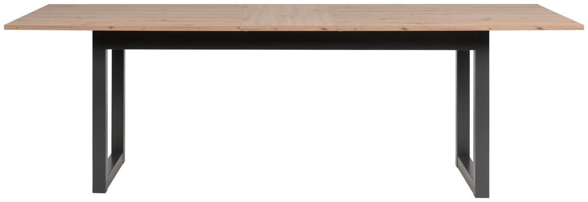 Esstisch Denver 80c - Anthrazit/Eiche Artisan, Basics, Holzwerkstoff (200/90/75cm) - MID.YOU