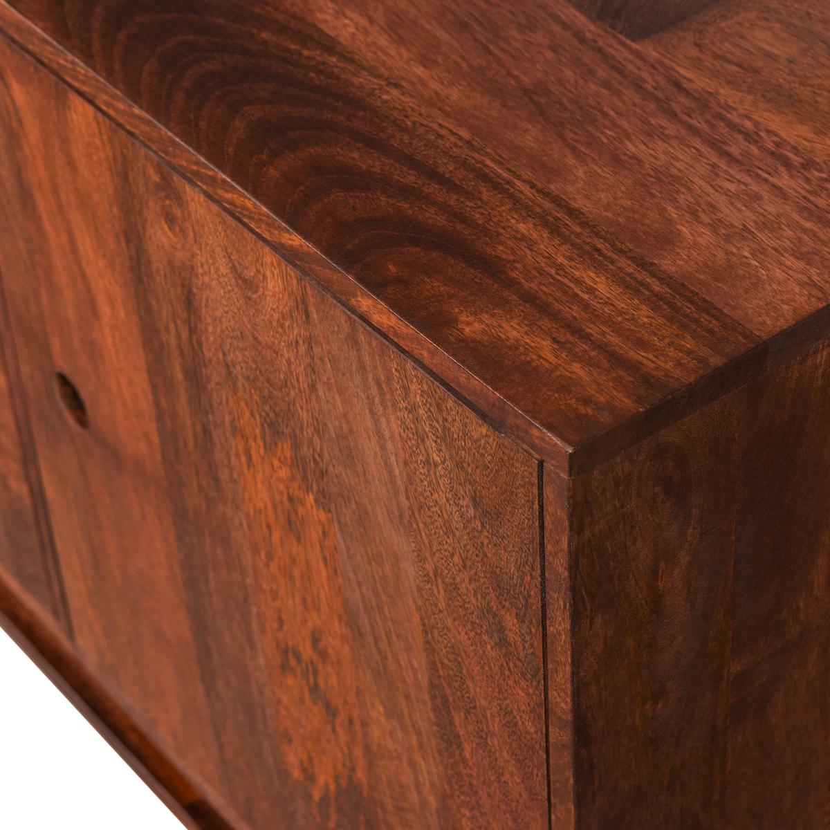 Sideboard Staes Walnussfarben B: 200 Cm - Walnussfarben, Design, Holz (200/70/45cm) - Livetastic