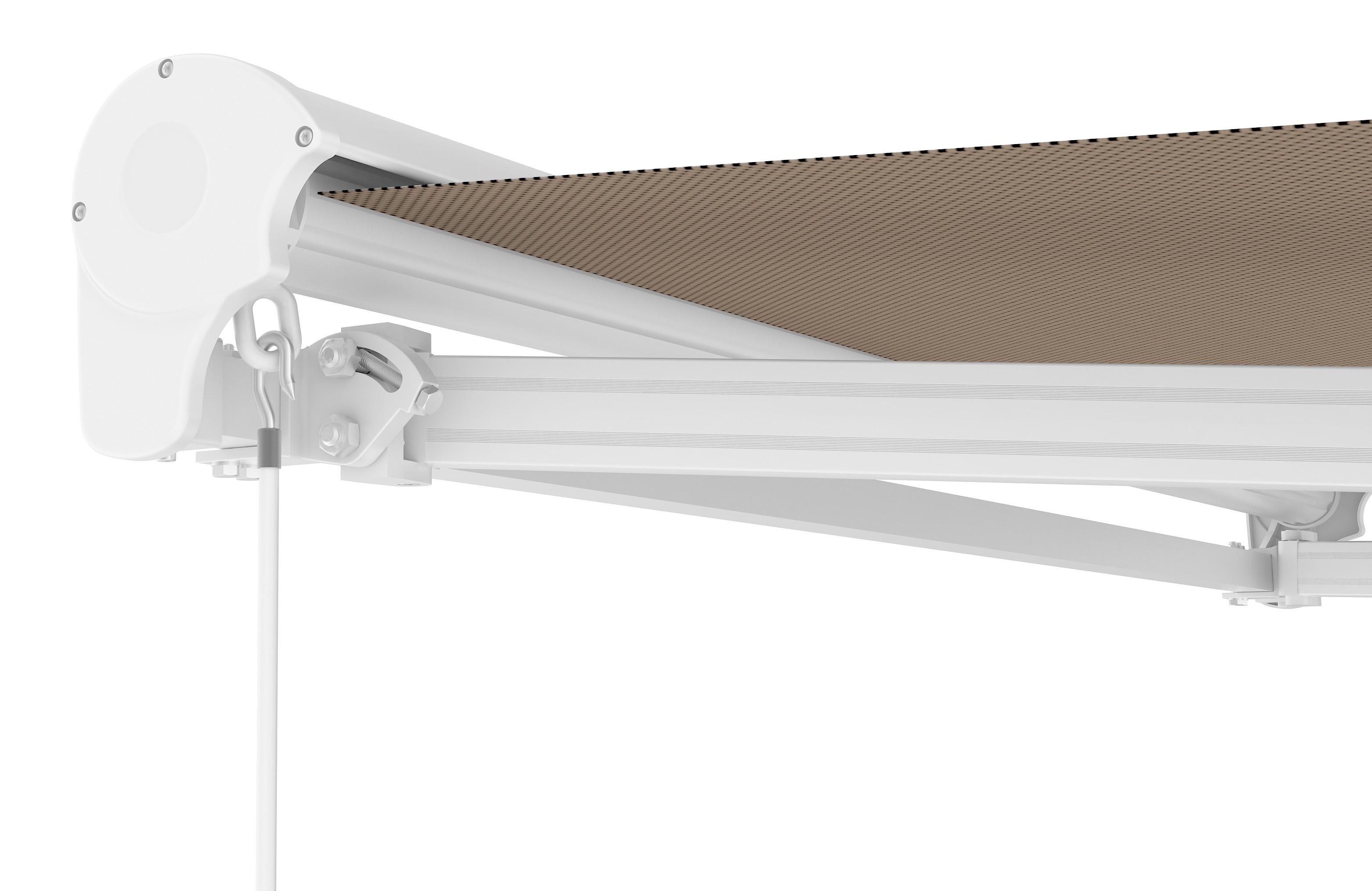 Hülsen Markise Taupefarben