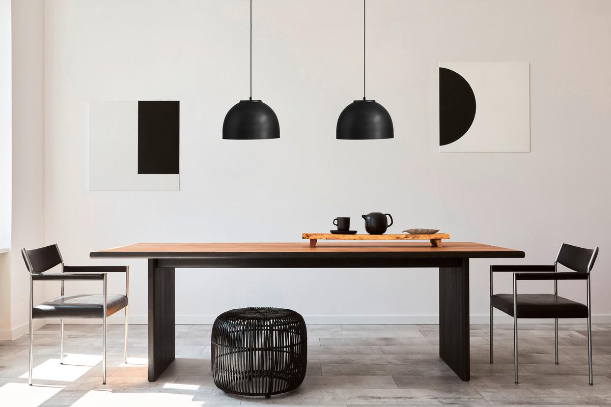 Hängeleuchte 14992h - Schwarz, KONVENTIONELL, Metall (40/120cm) - Globo