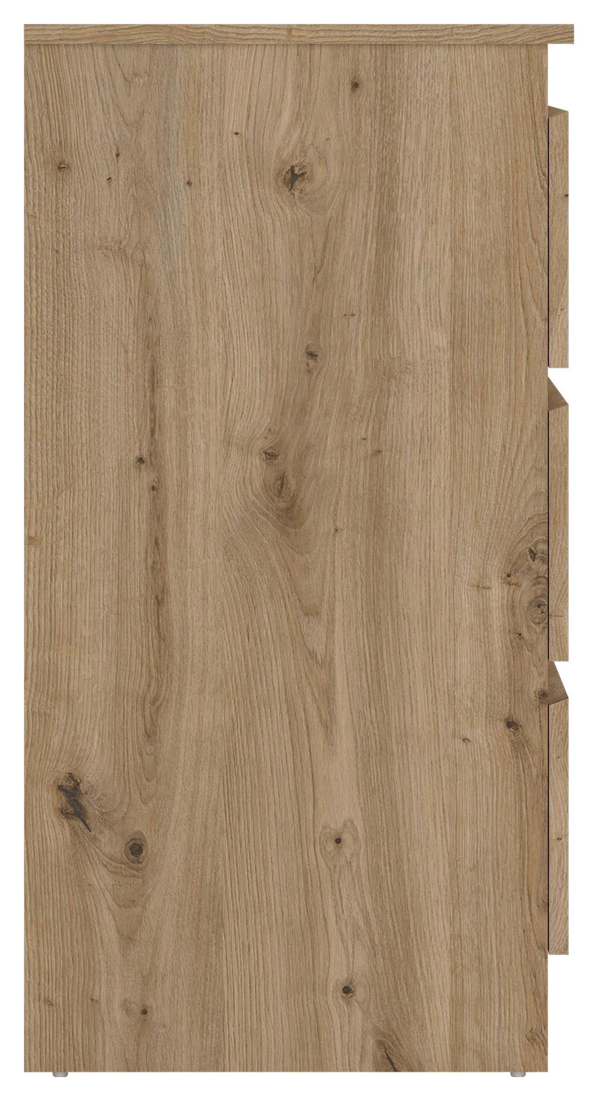 Komoda MARA 3 dub Artisan - dub artisan, Konventionell, drevo (77/80/42cm) - Mömax