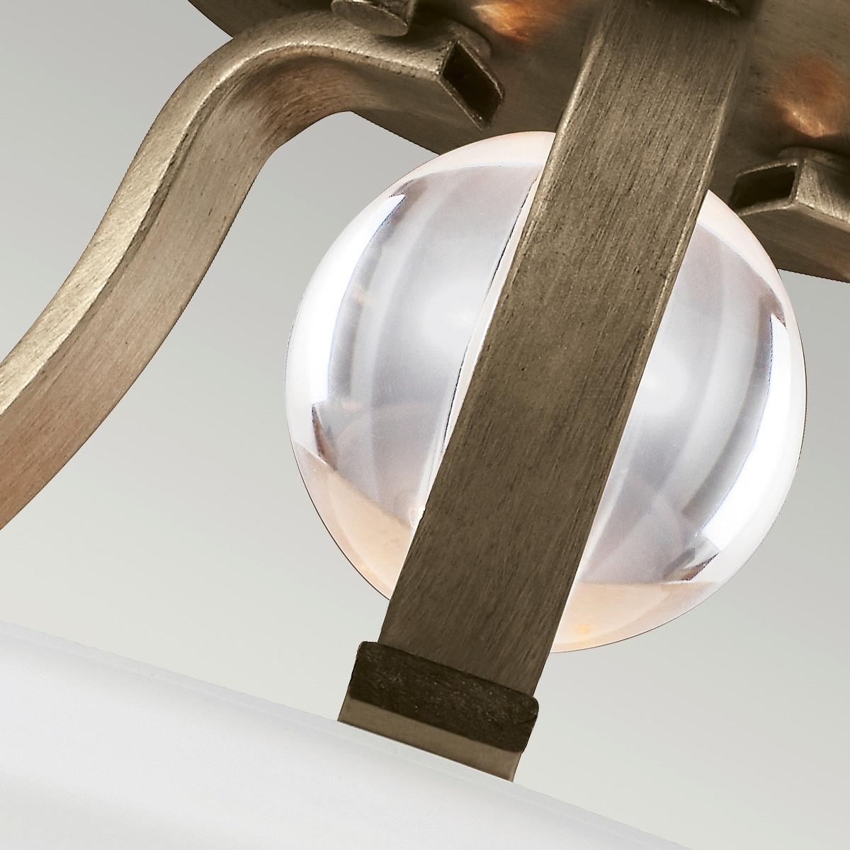 Deckenleuchte Fe-Evington-Sf-Sg - Goldfarben, Basics, Glas/Metall (35.2/29.7cm) - Elstead Lighting