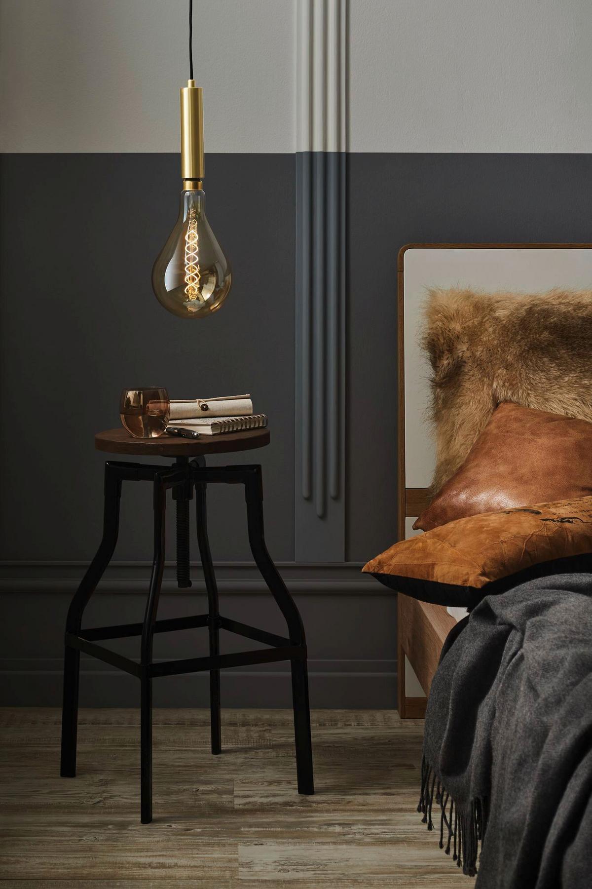 Hängeleuchte 1-Flammig, Messingfarben - Basics (10/150cm) - Paulmann