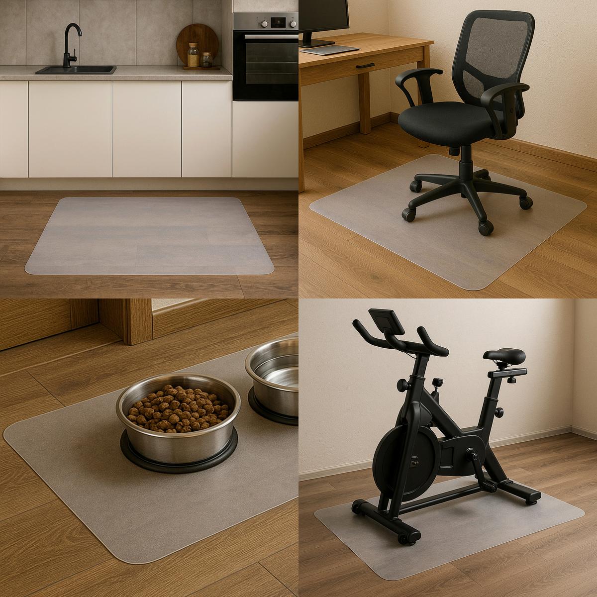 BODENSCHUTZMATTE Fortiflex Transparent B: 120cm - Transparent, MODERN, Kunststoff (120/90cm) - MID.YOU