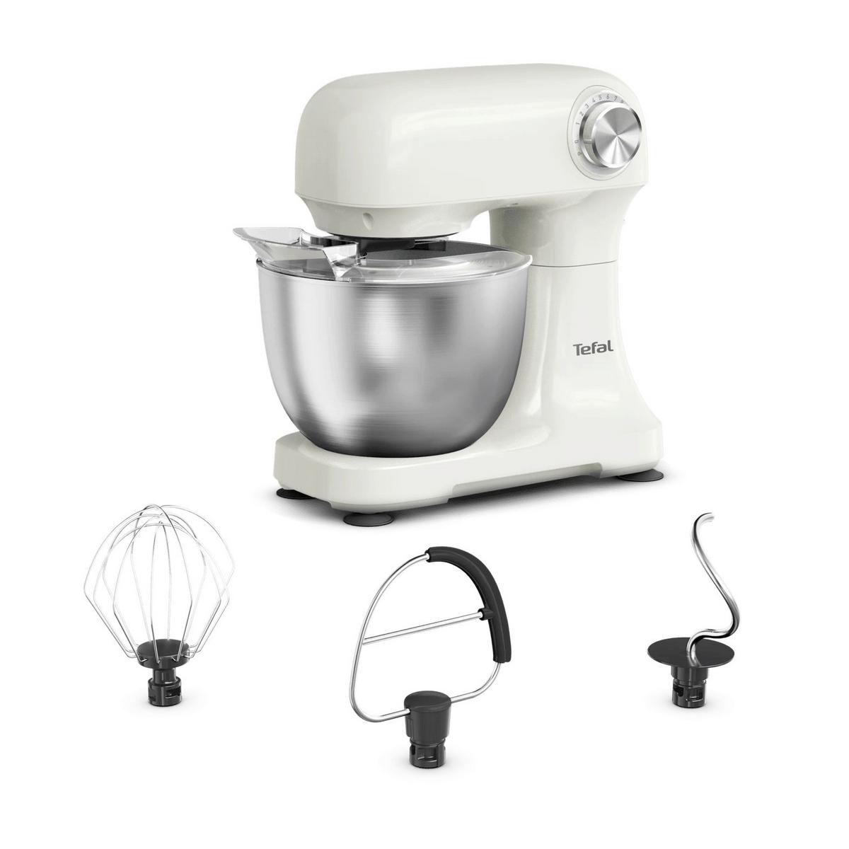 Küchenmaschine Qb140a Bake Easy Küchenmasch. - Weiß, Basics, Metall (20,9/32,1/35,3cm) - Tefal