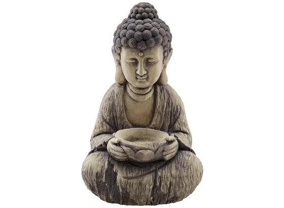 Buddha Akesha - Creme/Grau, KONVENTIONELL, Stein (24/21/42cm) - Ombra Buddha Akesha - Creme/Grau, KONVENTIONELL, Stein (24/21/42cm) - Ombra