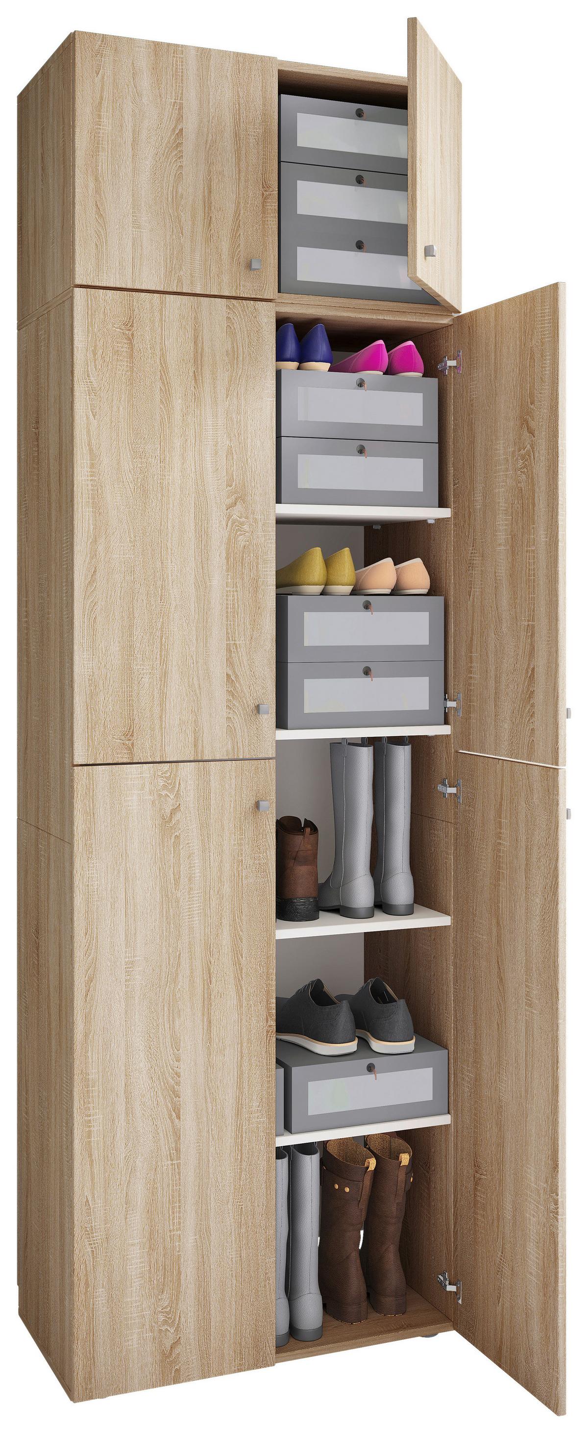 Drehtürenschrank 70 cm Lona XXL Eiche Dekor - Sonoma Eiche, MODERN, Holzwerkstoff (70/223/39cm) - MID.YOU