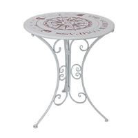Gartentisch Bayo - Weiß, Basics, Metall (60/60/70cm) - Gardenson
