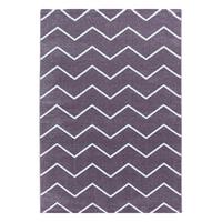Teppich Läufer Lila Rio 80x250 cm - Lila, Basics, Textil (80/250cm)
