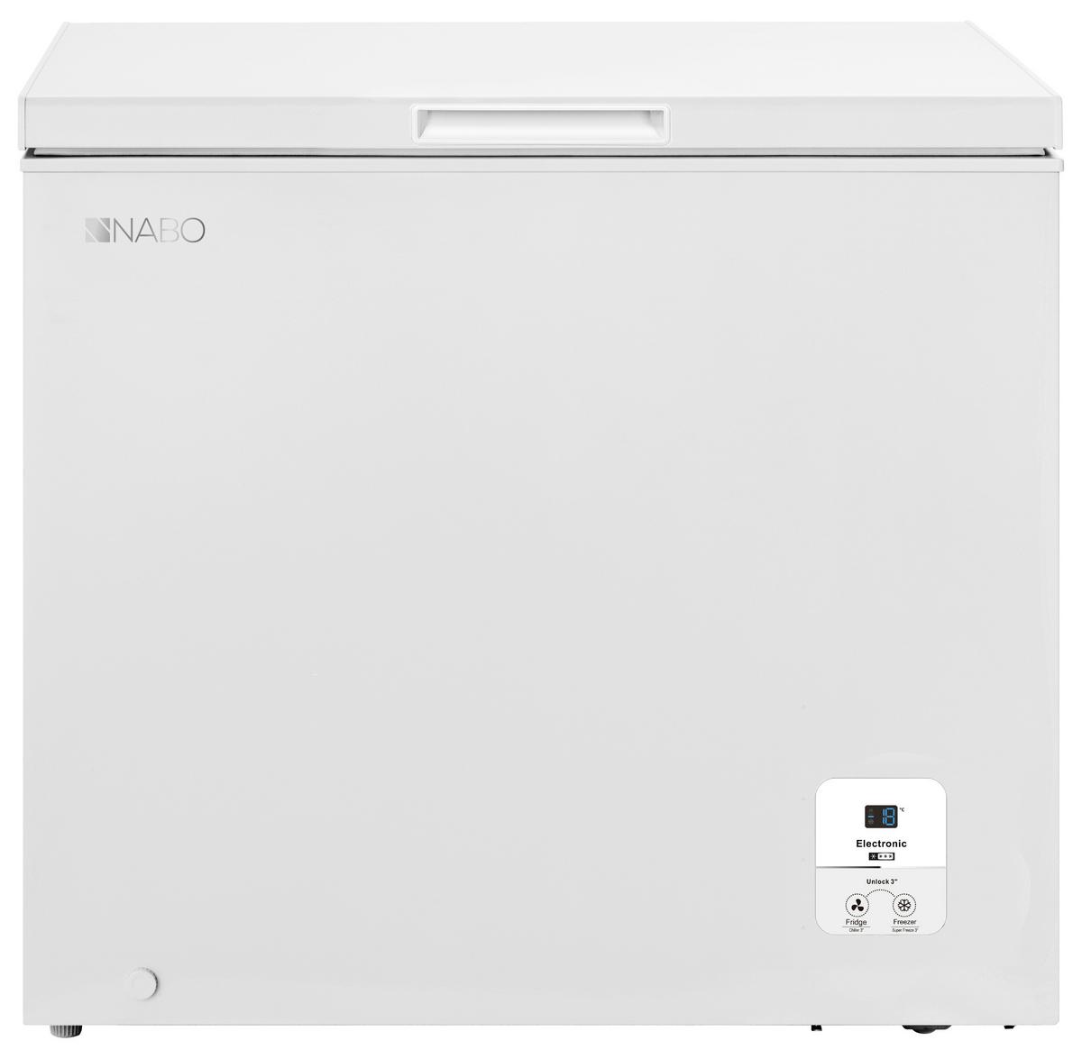 Gefrierschrank Nabo Gt 2053 - Weiß, Basics, Metall (89,1/85,3/55,7cm) - Nabo