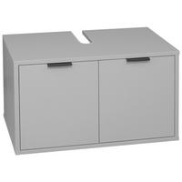 Waschbeckenunterschrank Bonnie Grau, B: 71 Cm - Grau, MODERN, Holzwerkstoff (71/45/45cm) - Livetastic