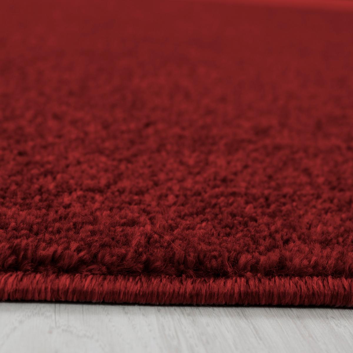 Hochflor Teppich Rot Ata 280x370 Cm - Rot, Design, Textil (280/370cm) - Novel