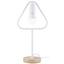 Stolová Lampa Mauricio - biela, Moderný, kov/drevo (18/15/30cm) - Modern Living Stolová Lampa Mauricio - biela, Moderný, kov/drevo (18/15/30cm) - Modern Living