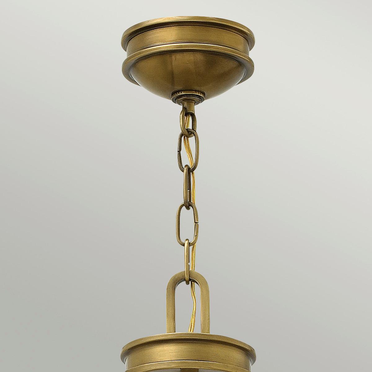 Függőlámpa Hk-Collier-P - sárgarézszínű, Konventionell, üveg/fém (54.3/62.1cm) - Elstead Lighting