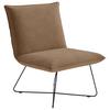 Sessel Skyway Braun B: 81 cm - Schwarz/Braun, Design, Textil (81/84/68cm) - Livetastic