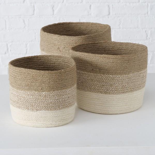 Sada košíkov LUCIA - Basics, prírodné materiály