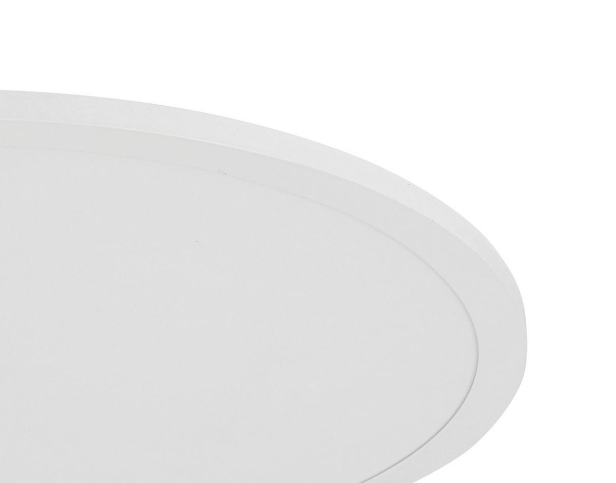 Led Mennyezeti Lámpa Albina - fehér, Modern, műanyag/fém (45/6,8cm) - Luca Bessoni