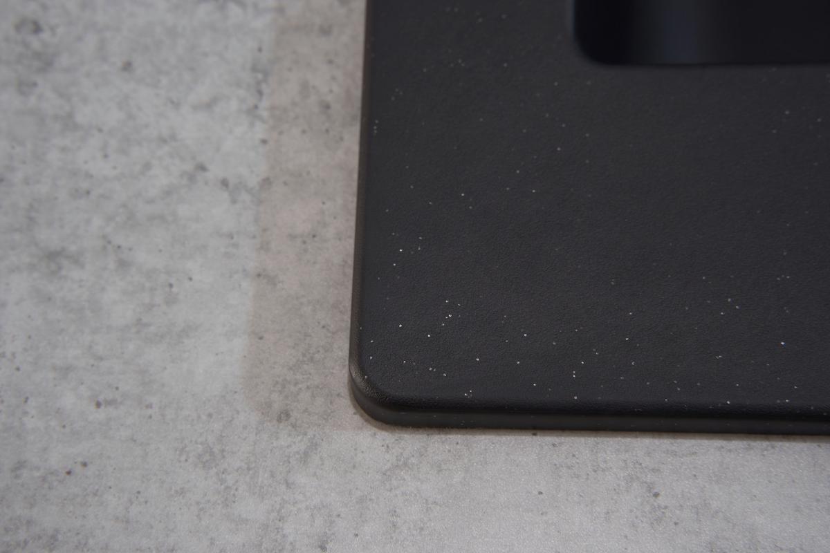 Spüle Respekta Denver Kunststein Bxt: 100x50 cm - Schwarz, Trend, Glas/Kunststoff (100/20/50cm) - Respekta