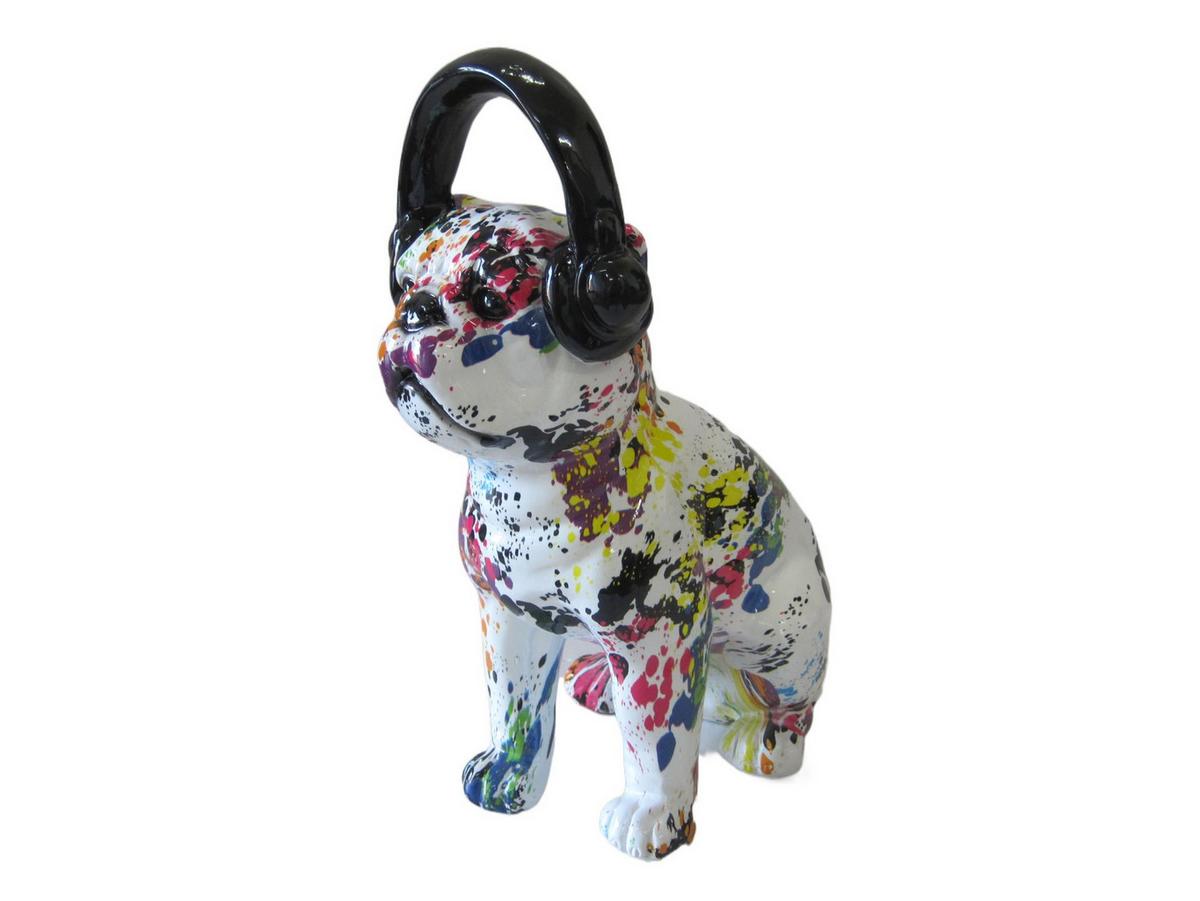 Dekohund Nils - Multicolor, KONVENTIONELL, Kunststoff (20/12,5/29,5cm) - Luca Bessoni
