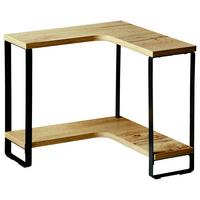 Eckregal Eck Küchenregal - Eichefarben/Schwarz, KONVENTIONELL, Holzwerkstoff (30/30cm) - Kesper