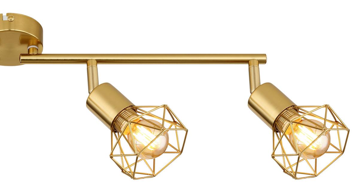 Strahler 54802gb-4 - Goldfarben, Design, Metall (60/8/19,5cm) - Globo