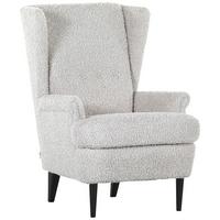 Ohrensessel Versailles Schlammfarben B: 72 cm - Schlammfarben/Dunkelbraun, Design, Textil (72/104/85cm) - MID.YOU