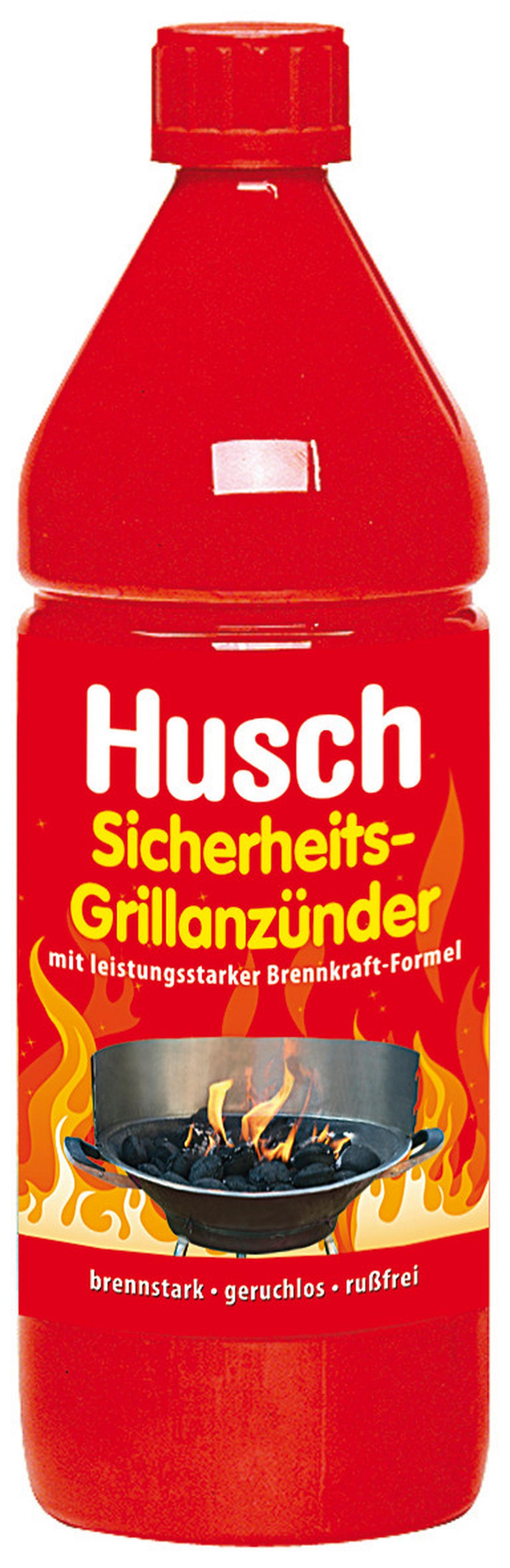 Grillanzünder Husch Grillanzünder Flüssig - Rot, Basics, Kunststoff (1l)