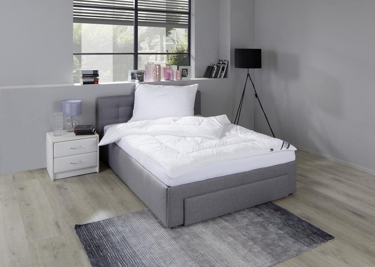 Steppdecke Duo-Decke 4 Polyester 140x200 cm - Weiß, MODERN, Textil (140/200cm) - FAN