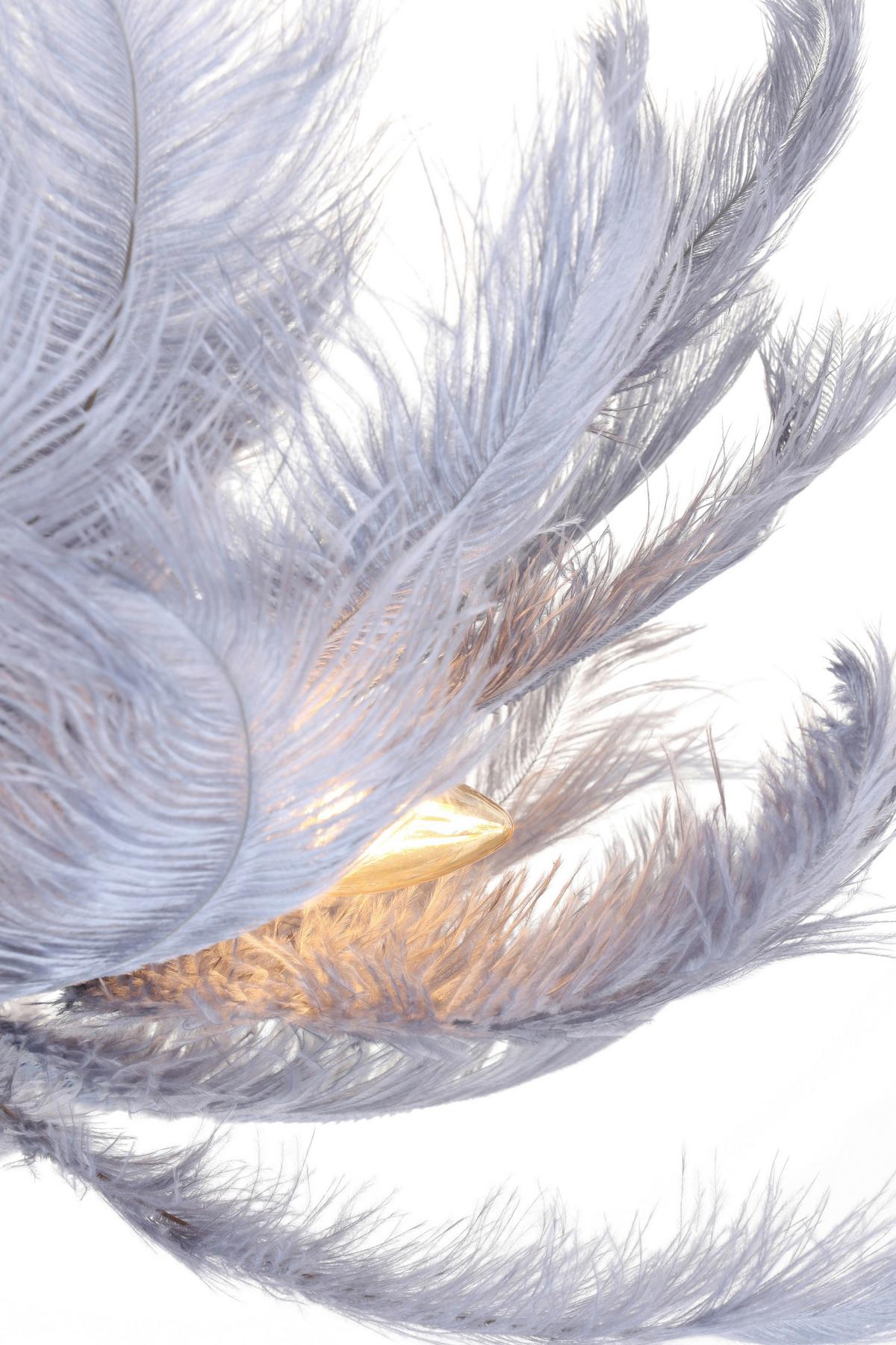 Hängeleuchte Fedi - Schwarz/Grau, MODERN, Textil/Metall (55/120cm)