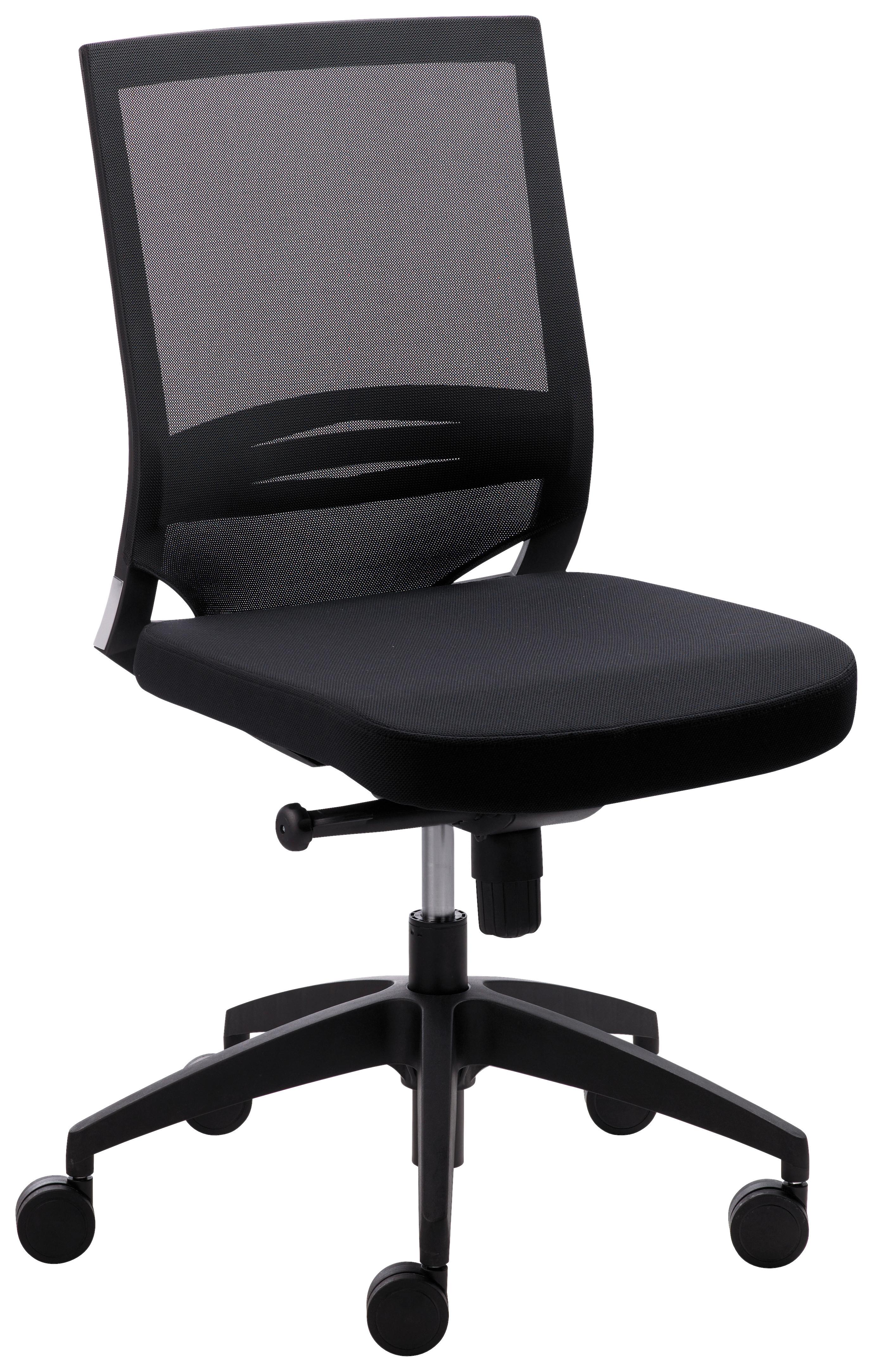 Drehstuhl My Optimax Schwarz B: 65 cm - Schwarz, MODERN, Holz/Kunststoff (65/94-106/60cm) - MID.YOU