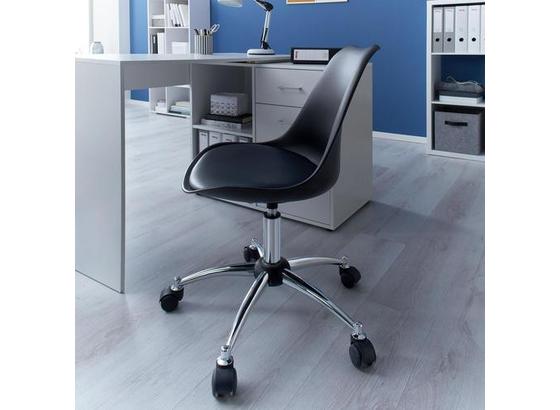 Otočná Židle Nico - černá/barvy chromu, Moderní, kov/umělá hmota (58/80,5/64cm) - Modern Living Otočná Židle Nico - černá/barvy chromu, Moderní, kov/umělá hmota (58/80,5/64cm) - Modern Living