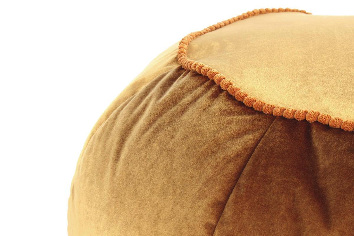 Pouf Taj Mahal Braun - Braun, Basics, Textil (65/35cm)