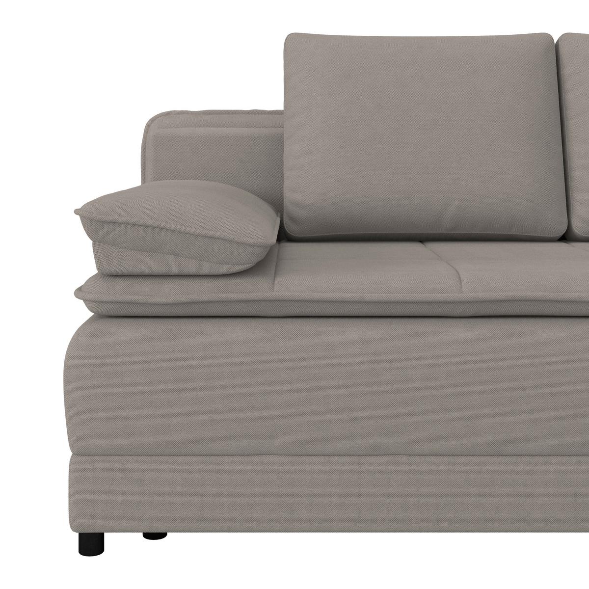 Kanapéágy Alice - taupe, Modern, textil (202/73-92/105cm)